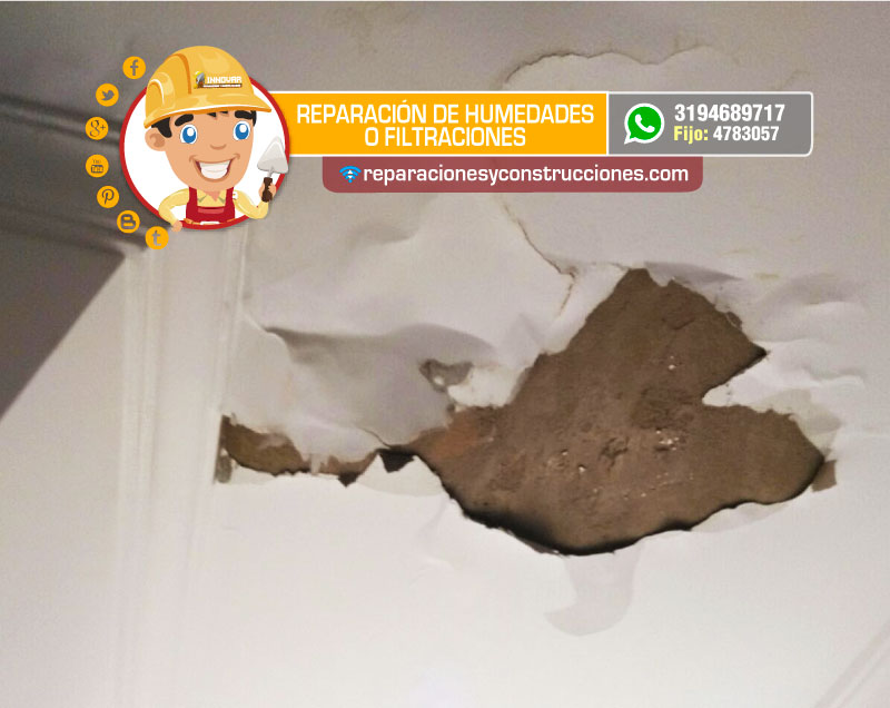reparación de humedad y filtracion