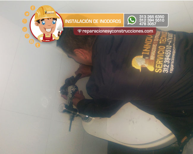 instalación de fluxometross